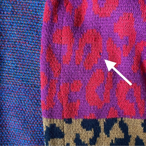 FARM RIO Leopard Striped Open Front Cardigan - Picture 10 of 10